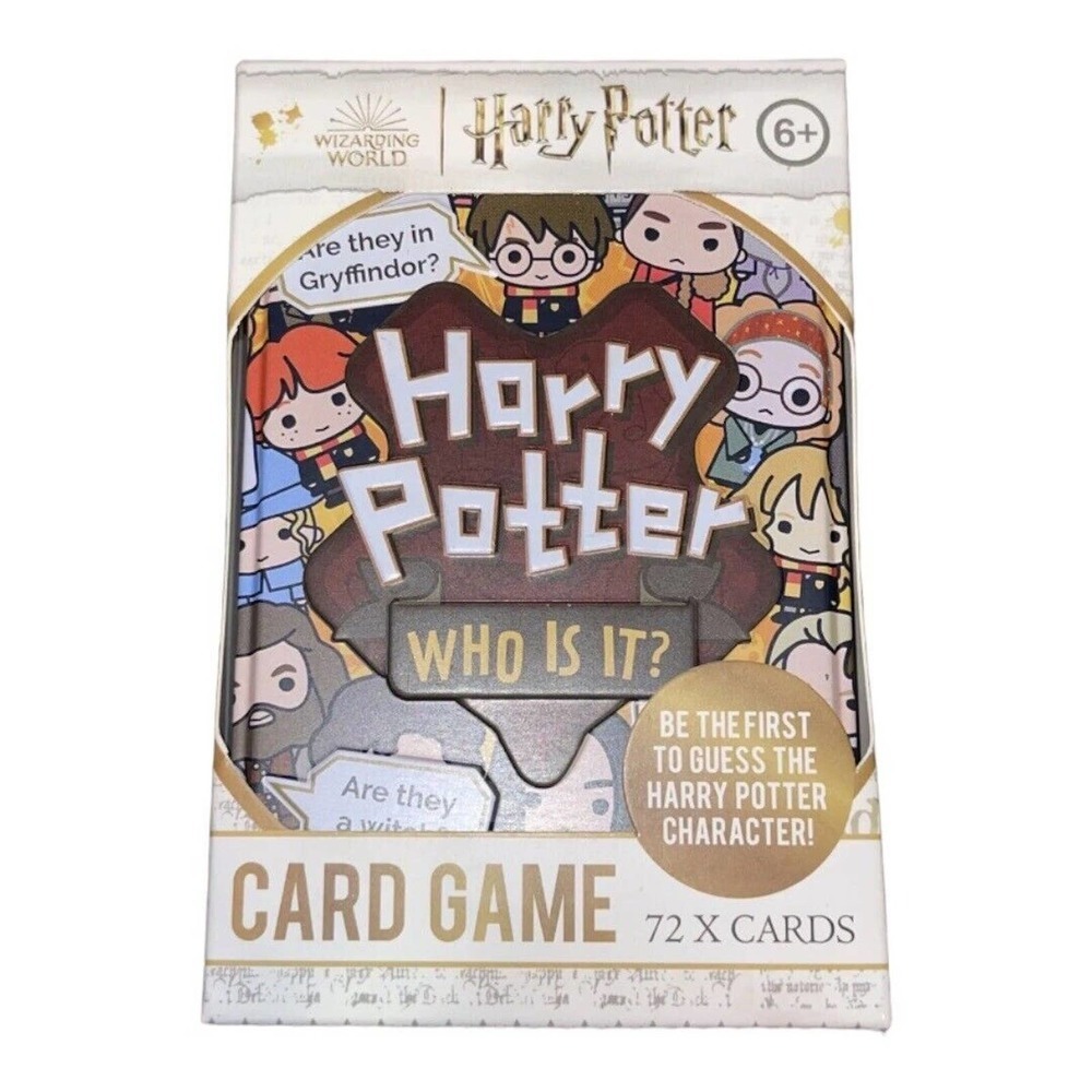 Harry Potter Who Is It Guessing Card Game Play Travel Trivia Kids Board Boxed